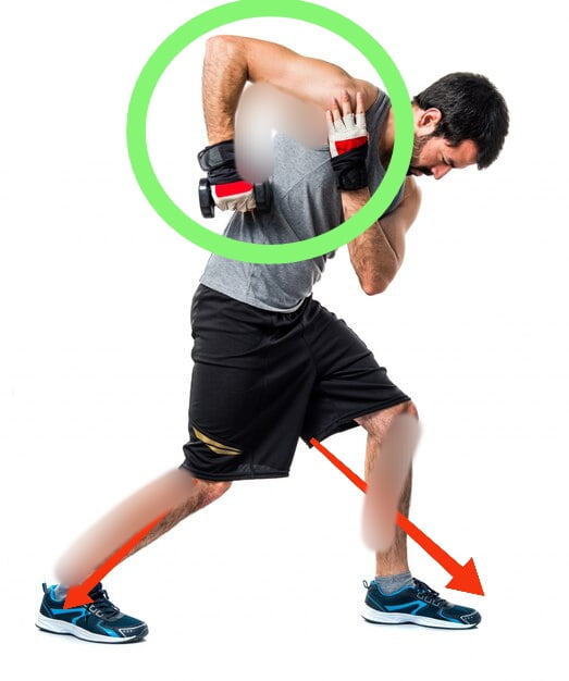 Wing Chun punch from hips and elvow