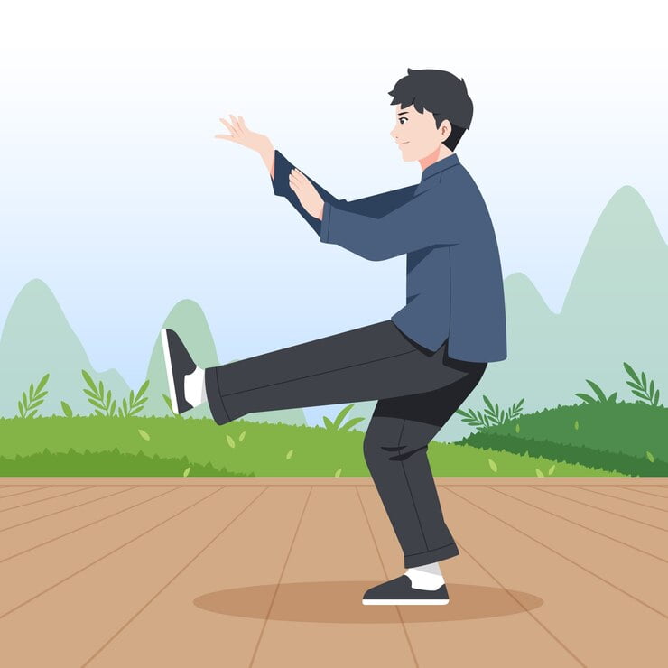 Wing Chun dummy foot work