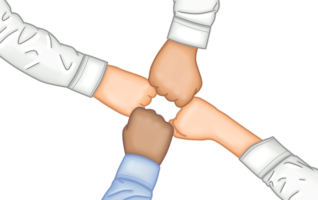 Fist Bumps in martial arts 