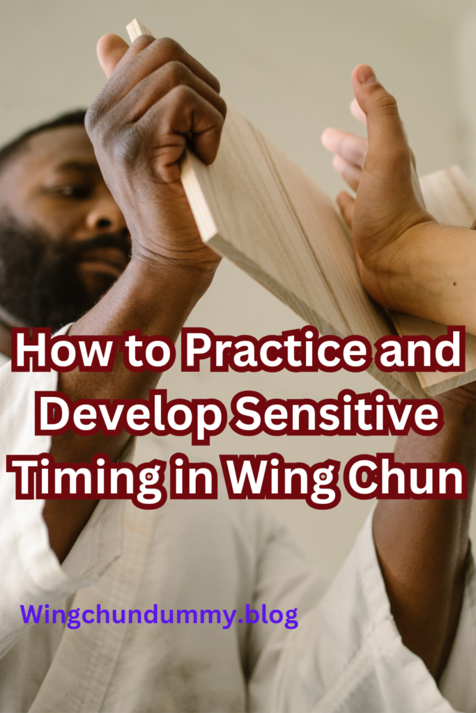 Advanced wing Chun dummy training