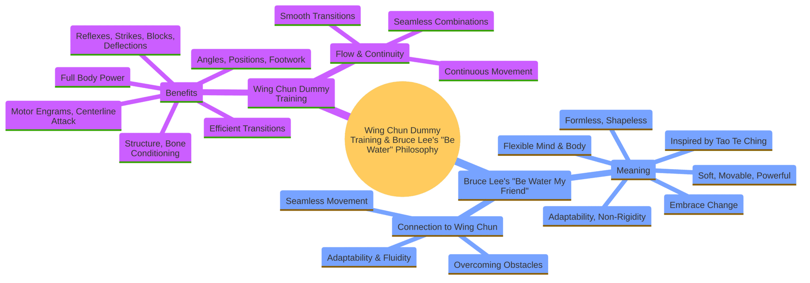Discover the profound connection between Wing Chun dummy training and Bruce Lee's 'be water my friend' philosophy. Learn how adaptability and flow are key to mastering martial arts and life