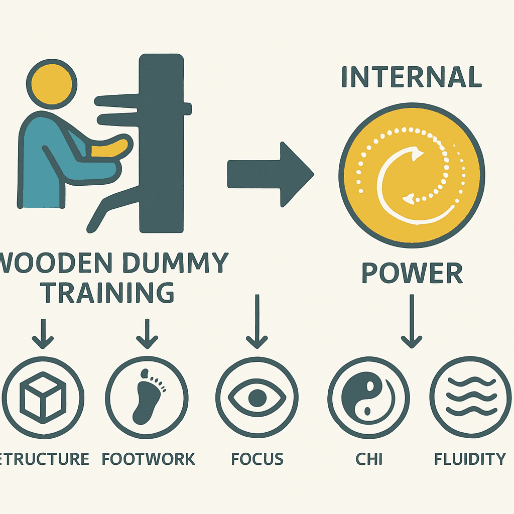 Wooden dummy training 