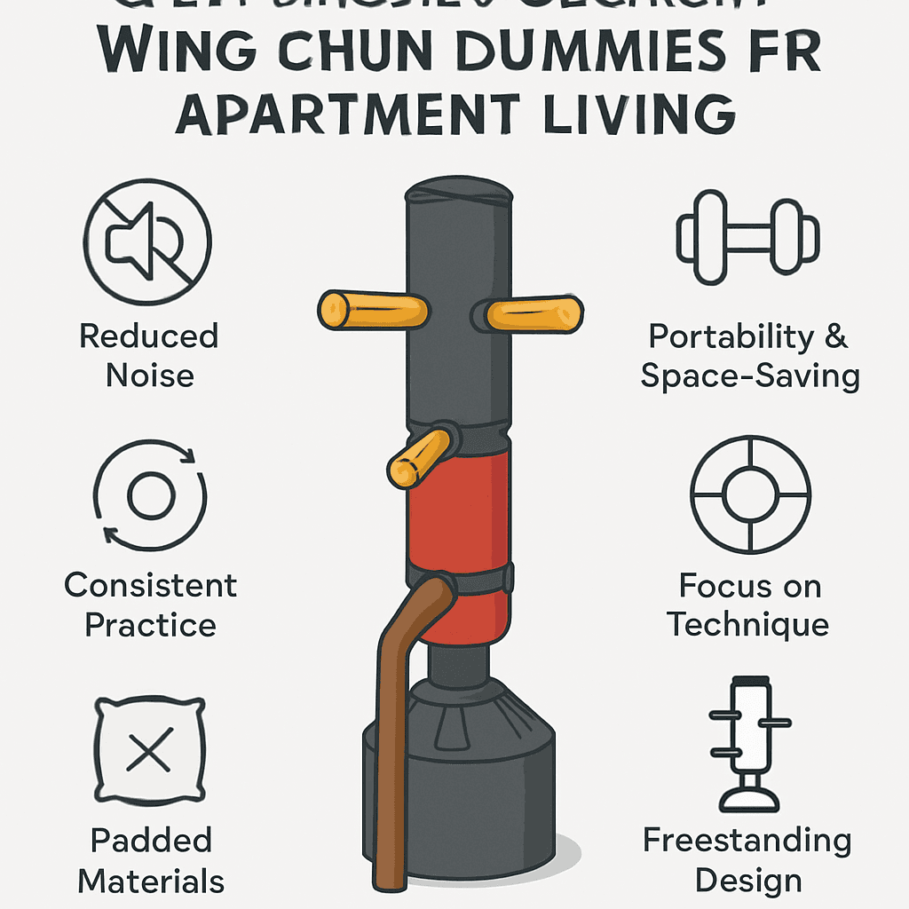 silent wing chun dummy for apartment living