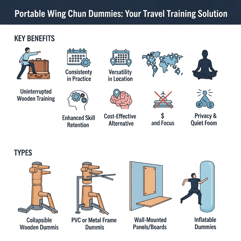 Wing Chun dummies for travel