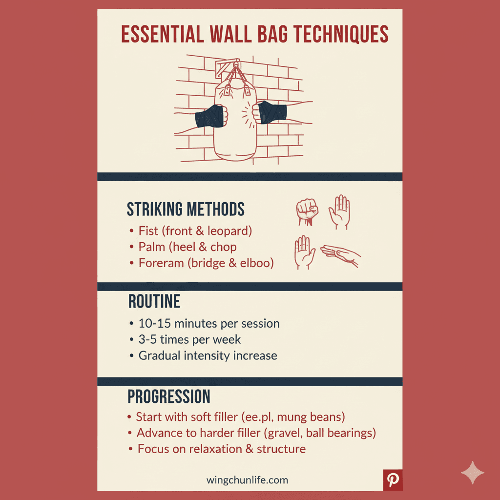 Discover the significance of Iron Palm conditioning in Wing Chun martial arts. This comprehensive guide explores how to enhance your striking power and resilience using a wall bag. Learn techniques for effective training, benefits of a well-assembled wall bag, and the essential skills needed for improving hand strength. Unlock your potential as a practitioner and develop both physical prowess and mental focus through disciplined practice. Perfect for martial artists seeking to elevate their skills and performance in real combat situations.