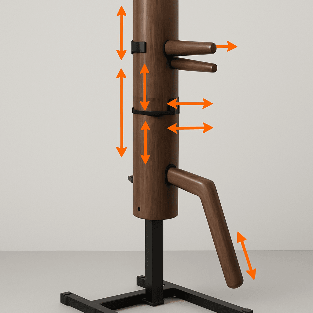 heavy duty freestanding wing chun dummy