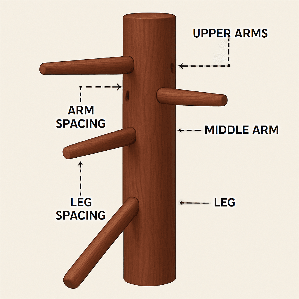 heavy duty freestanding wing chun dummy