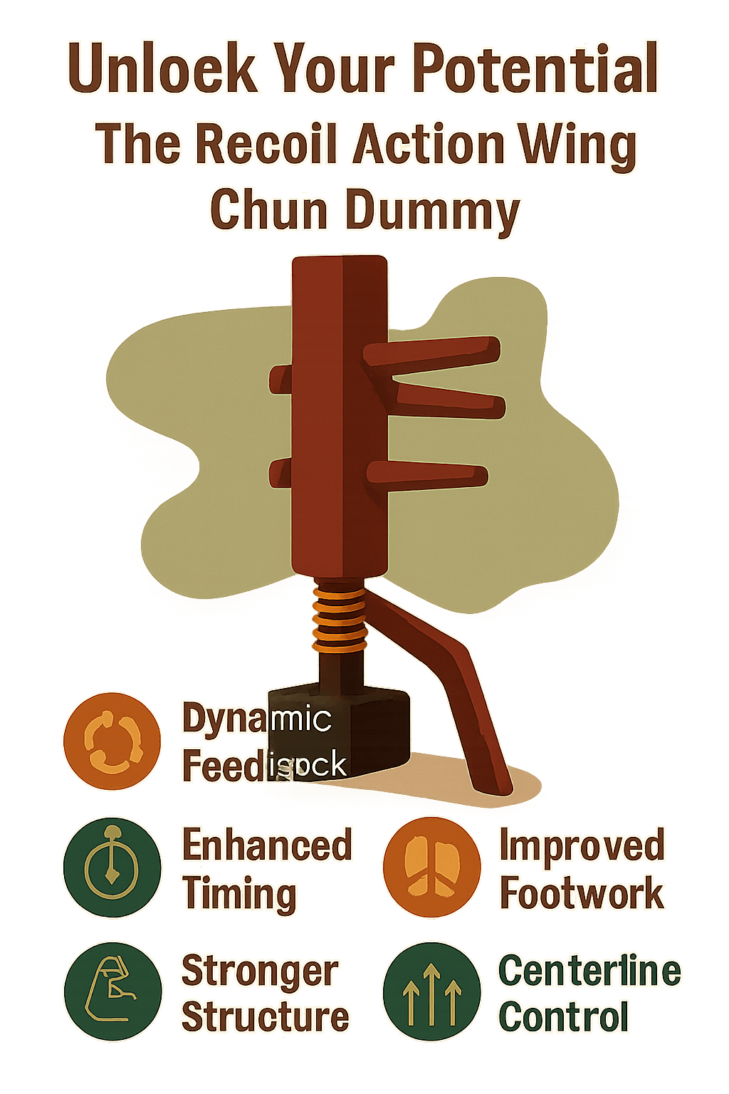 recoil action wing chun dummy