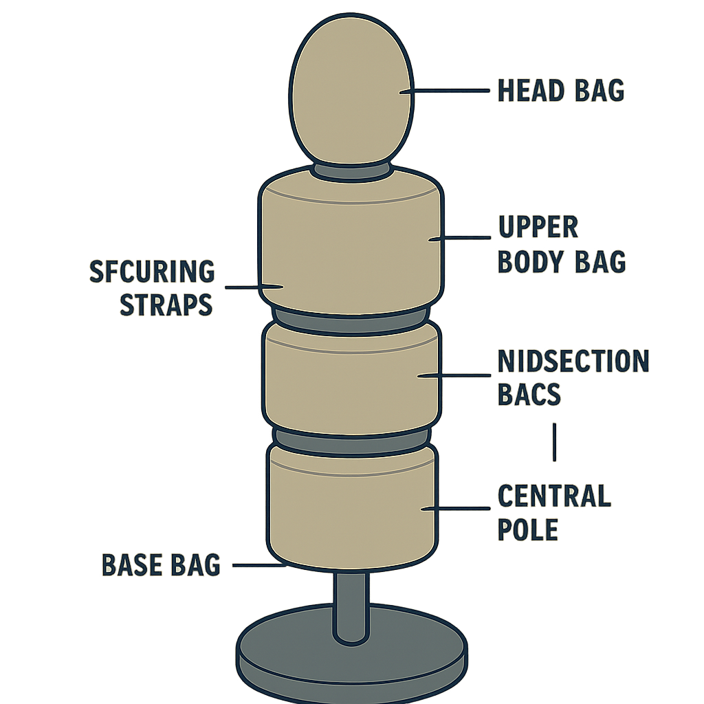The Sandbag Sentinel: A Heavy-Duty, Segmented Sandbag Dummy for Power Conditioning