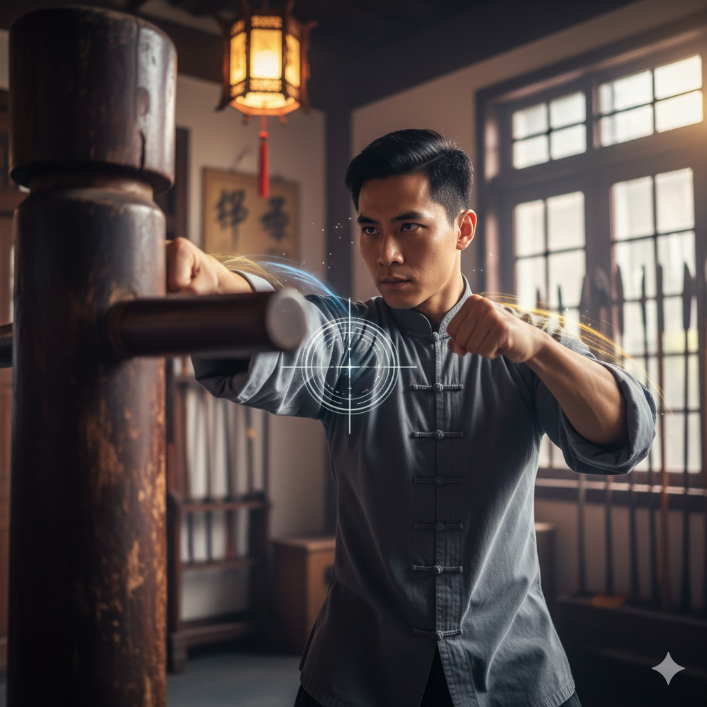 Title: Master the Chain Punch: Wing Chun Wooden Dummy Drills for Lightning Speed
Meta Description: Unlock explosive chain punching speed and power with the Mook Yan Jong. Learn the essential 3-2-3 drill, footwork, and technique secrets.
Tags: Wing Chun, Chain Punch, Mook Yan Jong, Wooden Dummy, Kung Fu, Martial Arts, Speed Training, Centerline, Vertical Punch, Ip Man, Siu Nim Tau, Chum Kiu, Biu Gee, Self-Defense, Training Drills, Speed, Power
Key phrase : Wing Chun dummy drills for chain punching speed