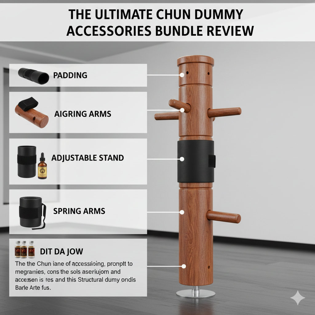 Wing chun dummy accessories bundle review