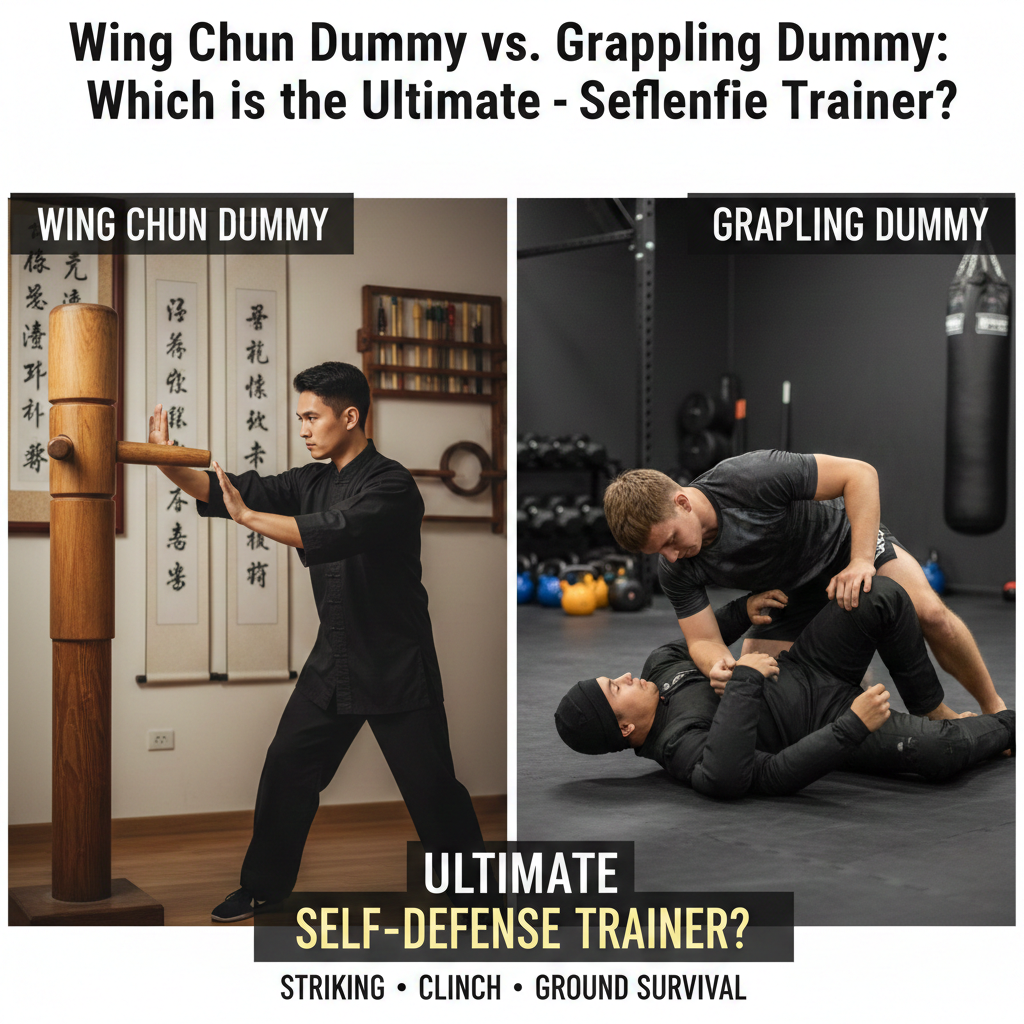 Wing chun dummy vs grappling dummy for self-defense