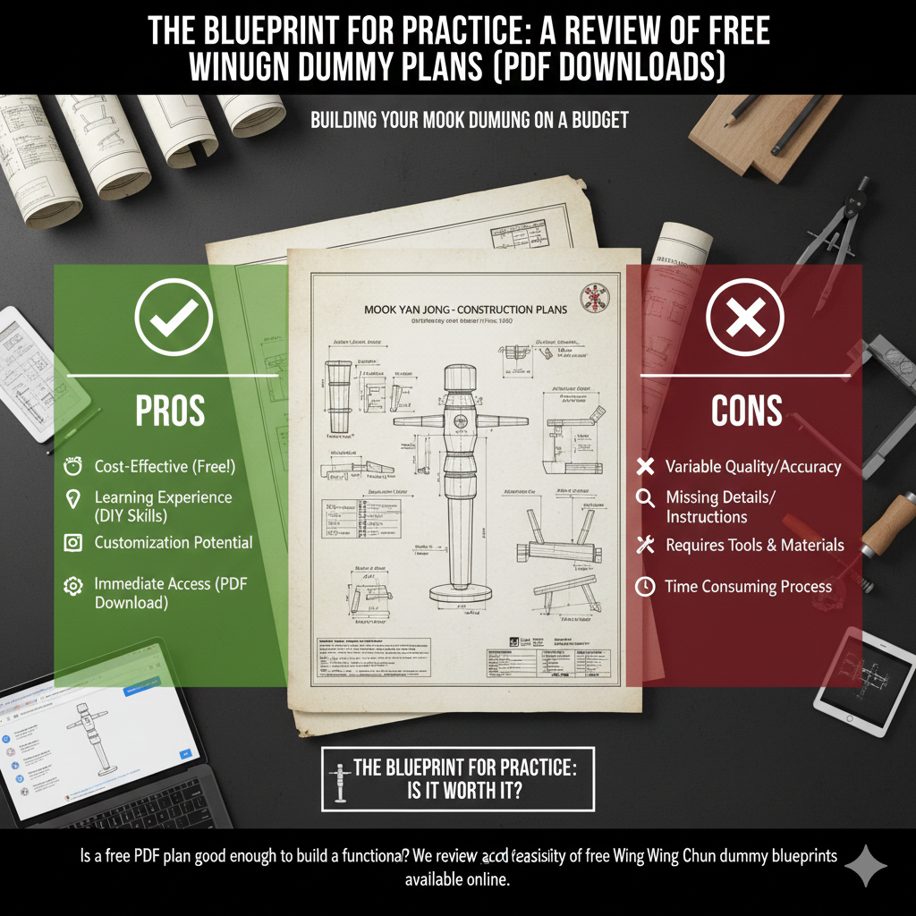 The Blueprint for Practice: A Review of Free Wing Chun Dummy Plans