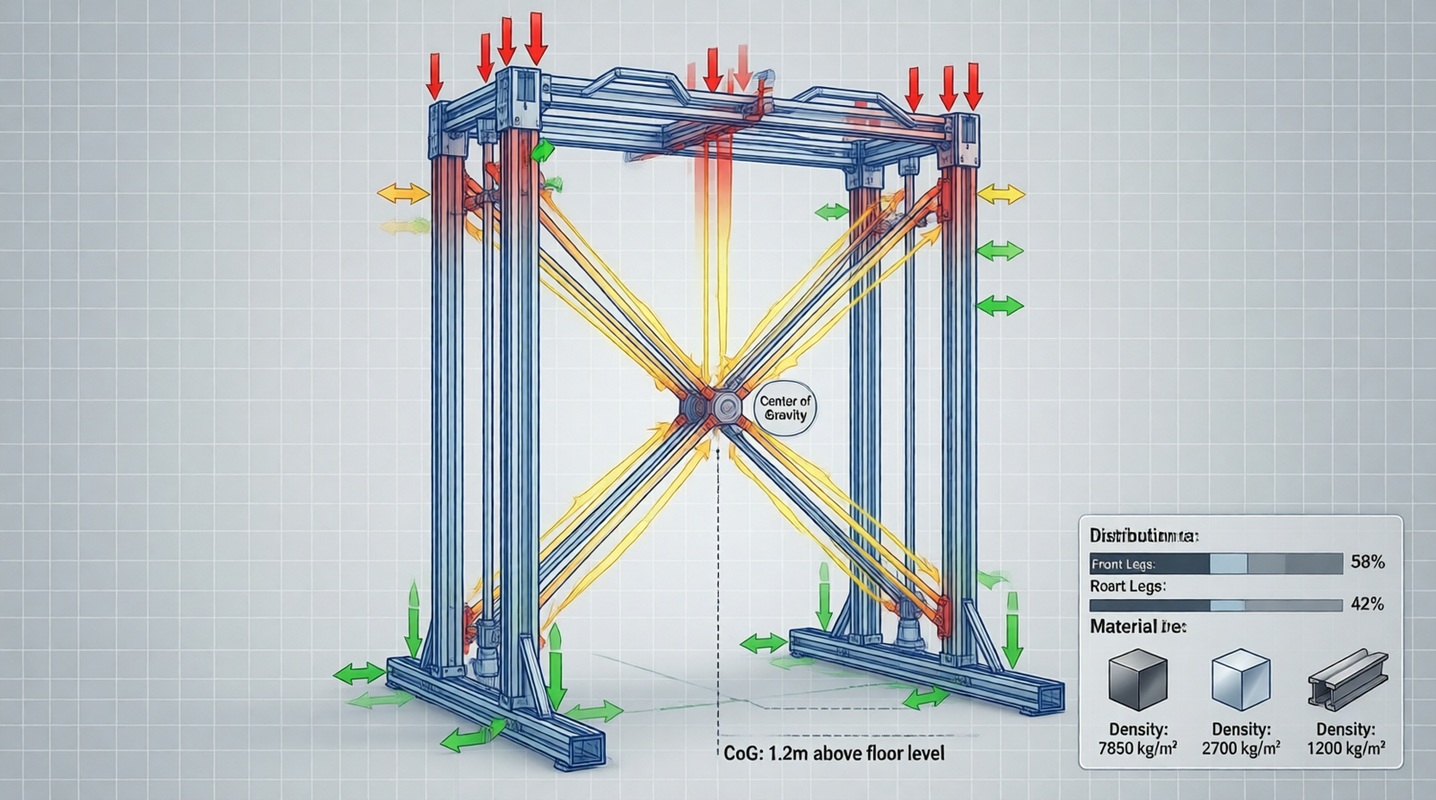How to weight a freestanding dummy for stability