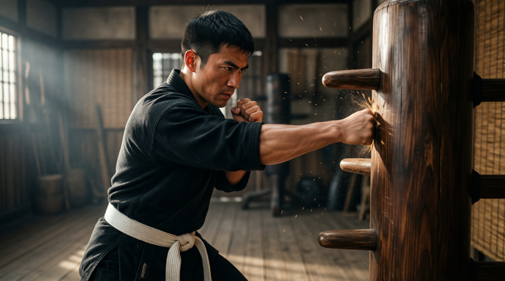 Master Kinetic Force Transfer on the Wooden Dummy Without Joint Damage