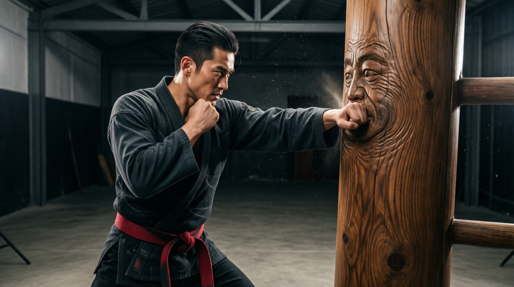 Mastering Dual-Arm Wing Chun Drills: Precision Dummy Engineering for Zero Joint Impact