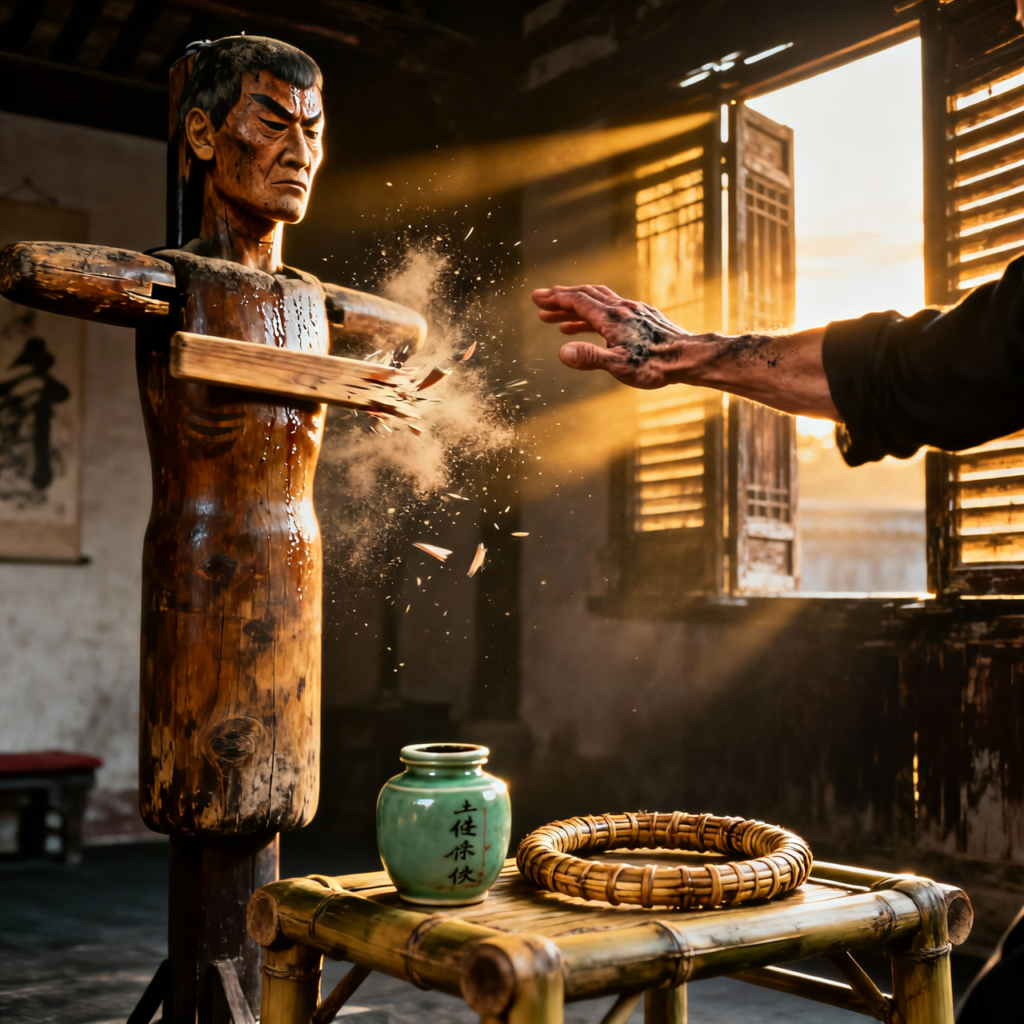 The Silent Art of Wing Chun Dummy Training: Where Wood Learns to Speak Back