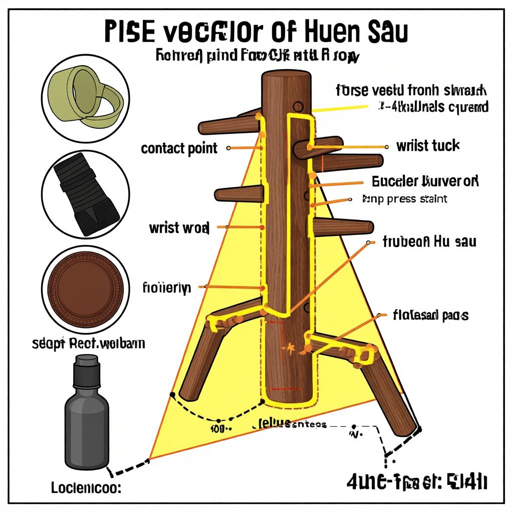 How to practice the Huen Sau on the dummy