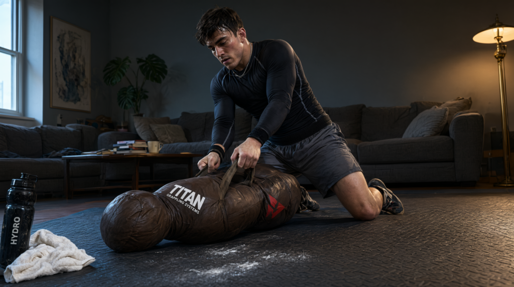 Mastering the Drag: Home Wrestling Training Without Destroying Your Walls