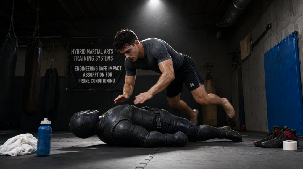 Hybrid Martial Arts Training Systems: Engineering Safe Impact Absorption for Prone Conditioning