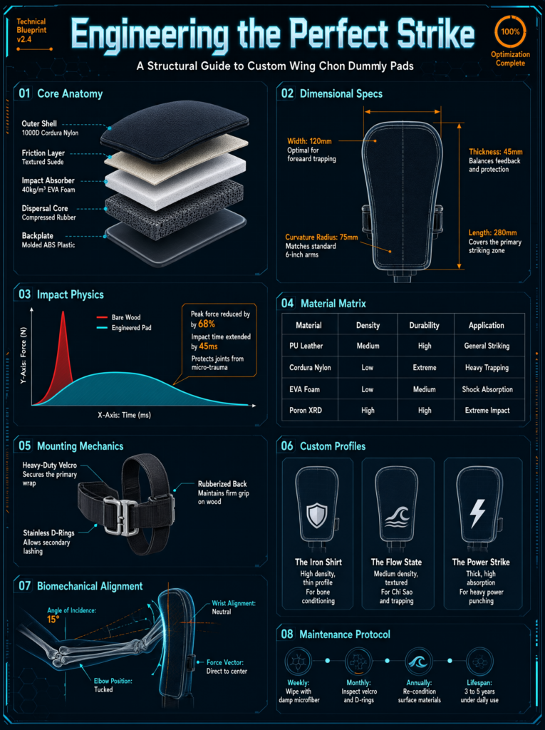 Engineering the Perfect Strike: A Structural Guide to Custom Wing Chun Dummy Pads