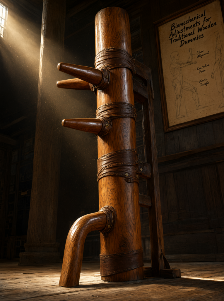 Biomechanical Adjustments for Traditional Wooden Dummies