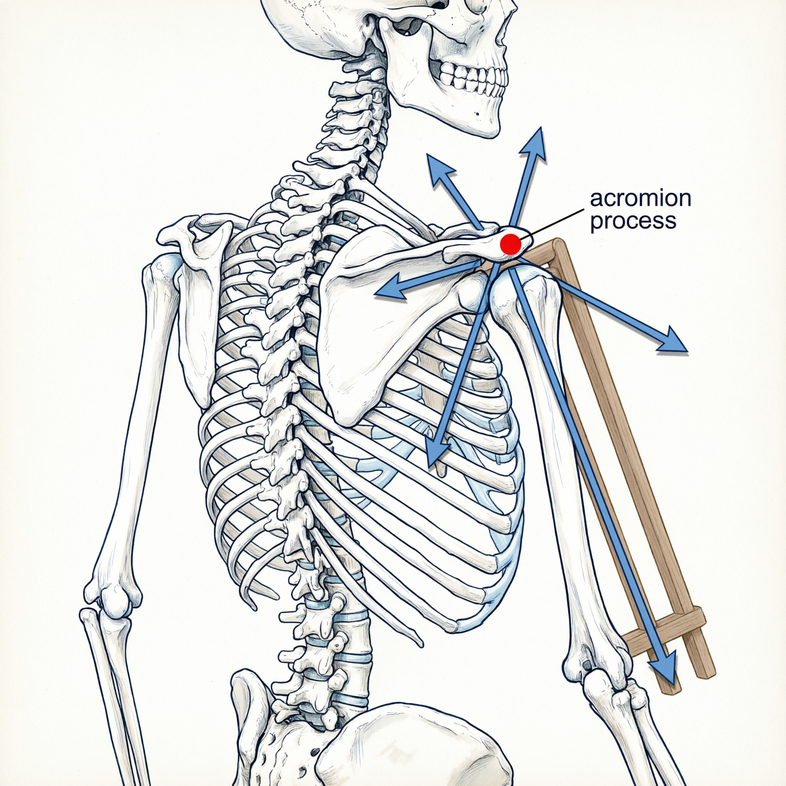  How high should dummy arms be at shoulder level?