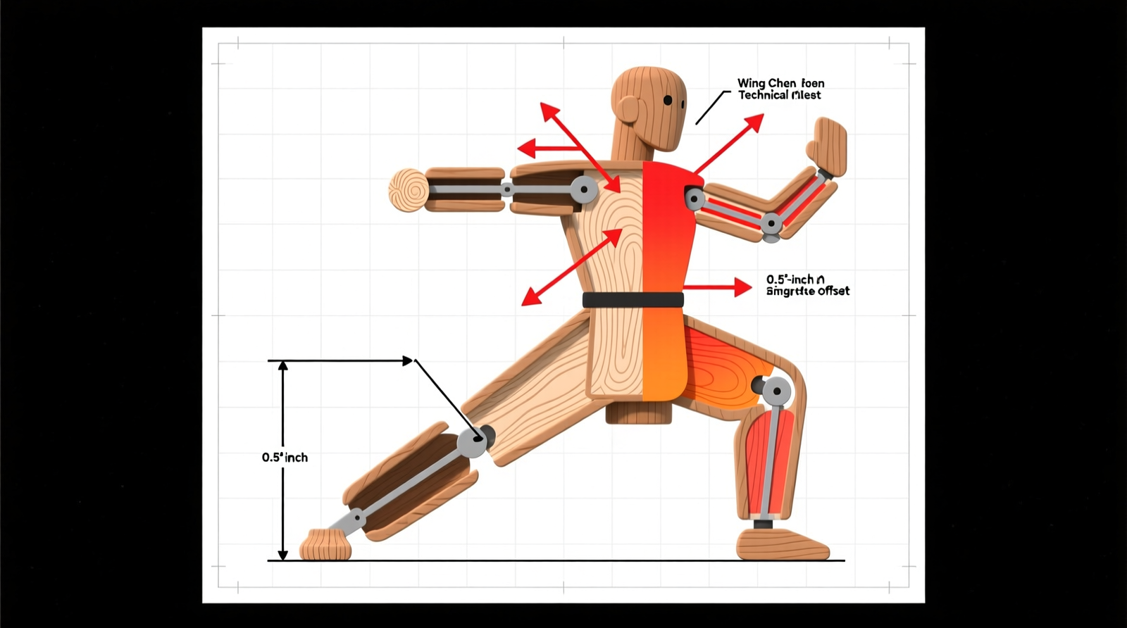 Why Ip Man modified the Wing Chun dummy design